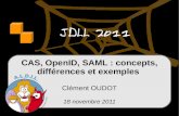 CAS, OpenID, SAML : concepts, différences et exemples
