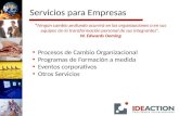 Servicios Corporativos - IDEACTION - Ignacio Bossi