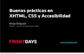 Buenas prácticas en XHTML, CSS y Accesibilidad