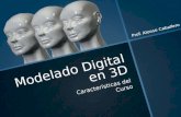 Características del Curso - Modelado Digital en 3D