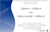 Open Office Vs. Microsoft Office Apec