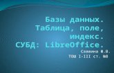 Базы данных LibreOffice