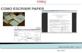 Presentación - Cómo escribir papers