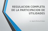 2014. derecho laboral. regulacion completa de la participacion de utilidades