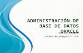 Introducción a base de datos Oracle