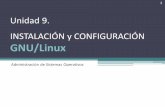 Unidad 9 - Instalación y configuración Linux