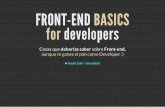 Front-end Basics for Developers