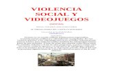 Violencia social y videojuegos