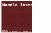 Moodle install