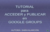 Tutorial Google Groups Copoacus