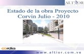 Estado de Obra-Proyecto Corvin -Jul2010