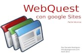 Webquest google sites