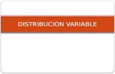 Distribucion variable