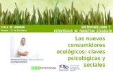 Presentación Webinar ·Los nuevos consumidores ecológicos: claves psicológicas y sociales·