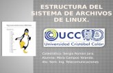 Estructura del sistema de archivos de linux