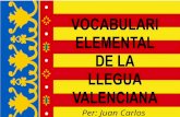 Vocabulario Valenciano Castellano 3