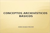 Conceptos Archivisticos Básicos