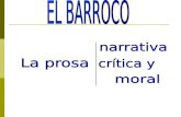 Prosa española del Barroco (1º Bachillerato)