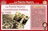 La Constitucion De 1920 Leguia