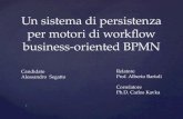 Un sistema di persistenza per motori di workflow business-oriented BPMN