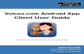 Voices.com Android App Client User Guide