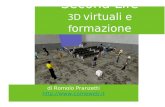 Second Life, 3D virtuali, formazione