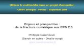 Animation multimédia : enjeux & perspectives - CNFPT Bretagne Sept 2009