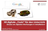 #Hands-On - 99 digitale „Tools“ für den Unterricht. Einsatz von digitalen Werkzeugen in Schulfächern