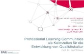 Professional Learning Communities als Keimzelle von Qualitätskultur