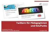 #Hands-On - Twittern für PädagogInnen und EduPunks