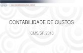 Contabilidade de Custos ICMS-SP
