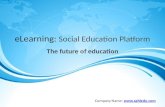 eLearning: Social Education Platform