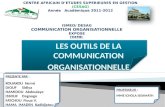 LES OUTILS DE LA COMMUNICATION ORGANISATIONNELLE