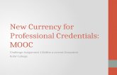 Ass1 new currency for professional credentials