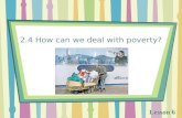 Lesson 6 - How can we deal with poverty?