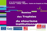 Les Trophées du etourisme institutionnel 2008