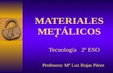 Presentacion sobre materiales metálicos