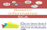 Primer Boletin Informativo Sociedad Colombiana de Archivistas
