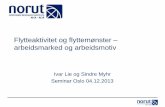 Flyttemotiver og bostedsvalg 041213: Ivar Lies andre presentasjon