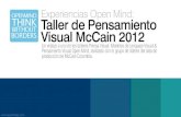 Experiencias Open Mind Taller de Pensamiento Visual Mccain 2012
