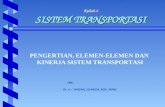 Sistem transportasi 2 pengertian dan elemen