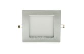 Stříbrný LED panel 155 x 155 mm 15W studená bílá 6000K