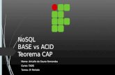 NoSQL, Base VS ACID e Teorema CAP