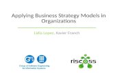 Applying Business Strategy Models in Organizations