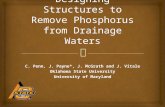 Designing Structures to Remove Phosphorus from Drainage Waters