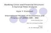 Banking Crisis And Financial Structure