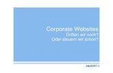 Corporate websites