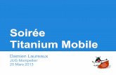 Conférence Titanium + Alloy au JUG Montpellier