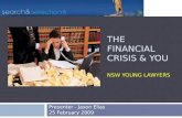 Jason Elias- Elias Recruitment- The Global Financial Crisis and Young Lawyers