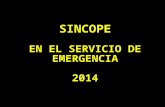 Clase  síncope 2014